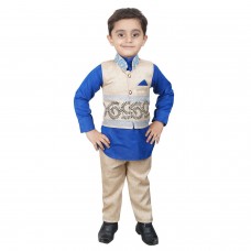 ahhaaaa's Kurta Payjama with Waistcoat for Boys (1-7 Years)